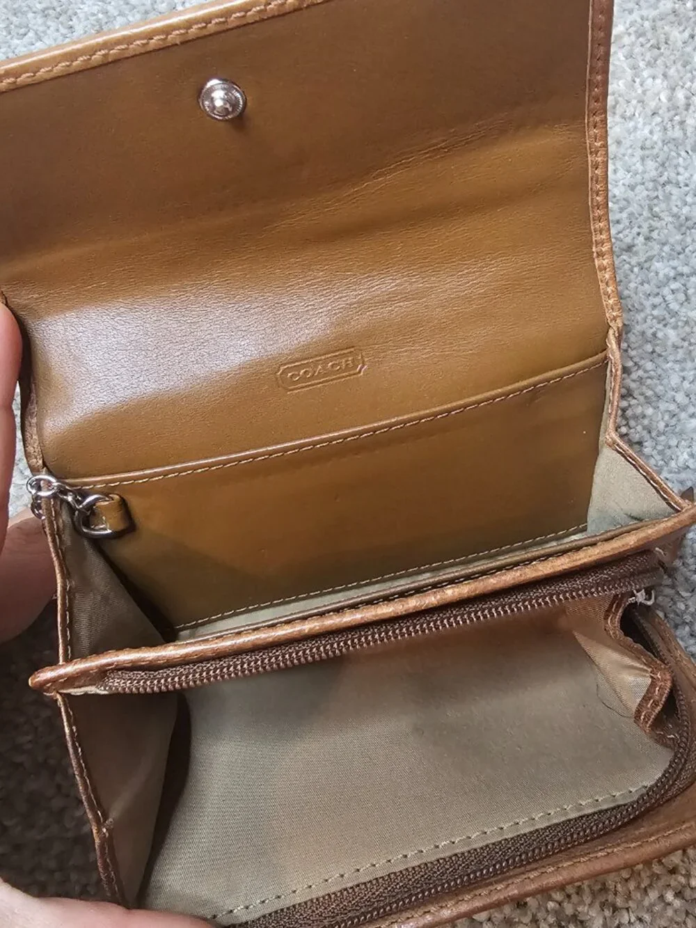 Coach patchwork wallet